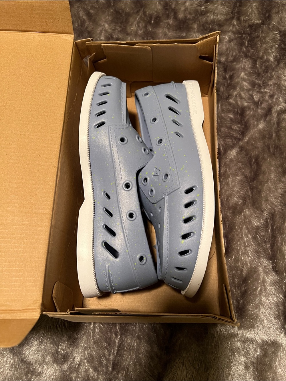 Women’s Sperry A/O Float Speckled Purple, size 7